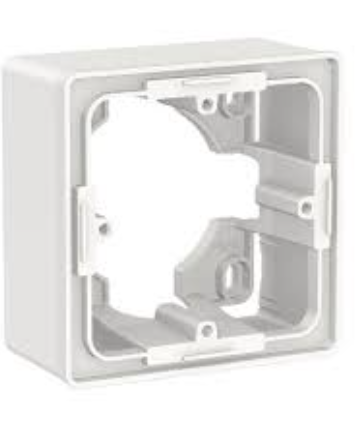 SCHNEIDER UNICA NUEVO CAJA SUPERFICIE 2E BLANCO NU800218