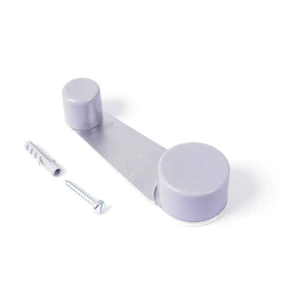 BRINOX TOPE RETENEDOR ADHESIVO CROMADO MATE REF. B78270F