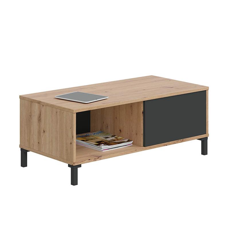 🔴MOMI MESA CENTRO 40X100X50CM GRIS ANTARTIDA/R. NODI 0Z1641W