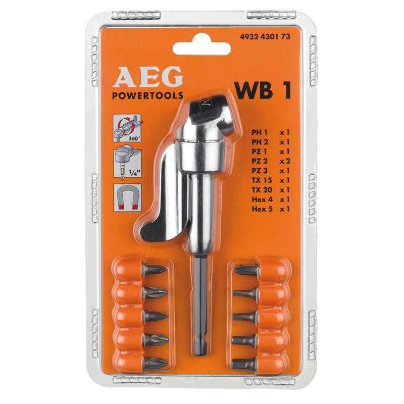 🔴AEG ADAPTADOR ANGULAR UNIVERSAL + PUNTAS WB1