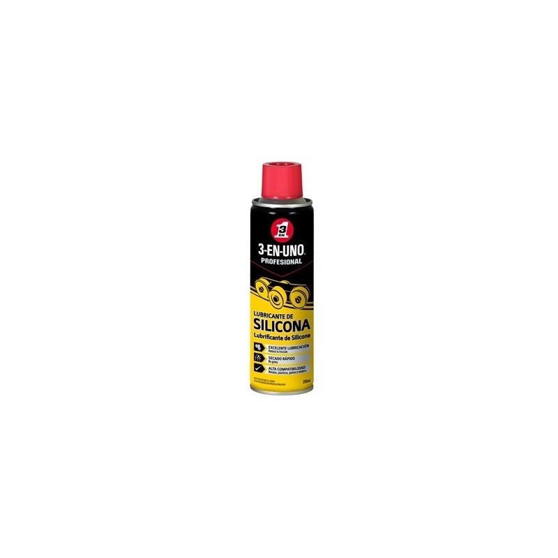3-EN-UNO LUBRICANTE SILICONA SPRAY 250ml REF. 228218