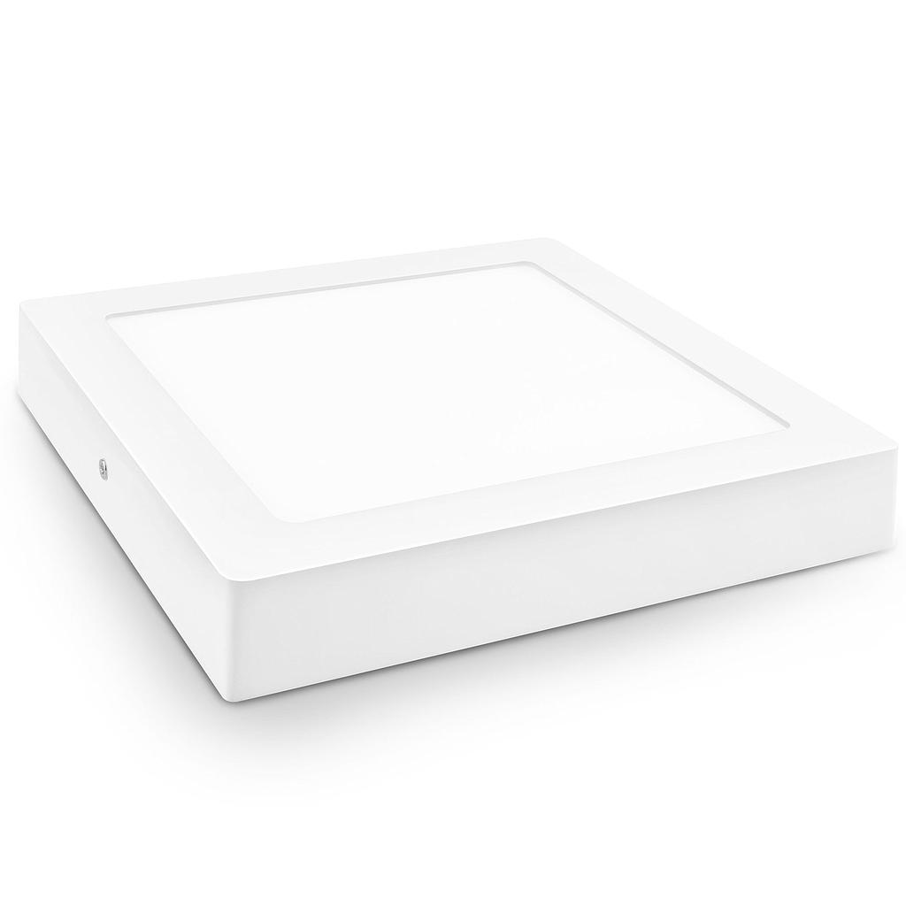MATEL DOWNLIGHT LED CUADRADO BLCA 18W FRIA SOBREP. 21854