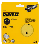 DEWALT DISCO LIJA 150mm 80G DT3133