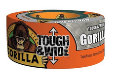 GORILLA CINTA AMERICANA EXTRA-ANCHA NEGRA (27mts. x 73 mm.) REF. 3044300