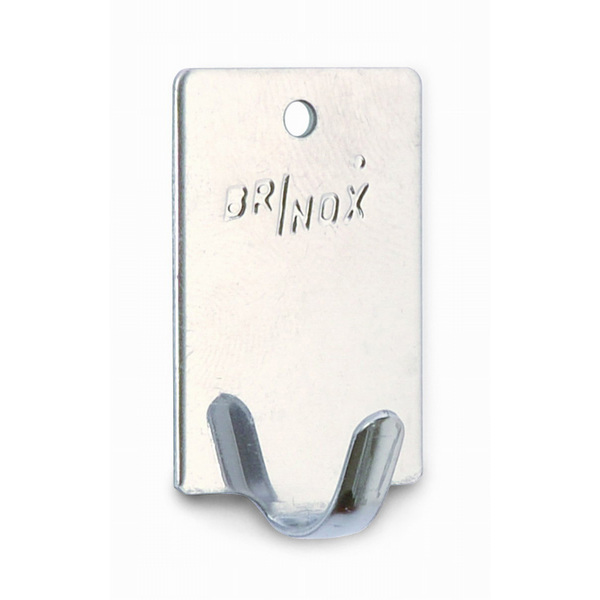 BRINOX PERCHA PEQUEÑA ADHESIVA ACERO INOXIDABLE 4UDS. REF. B70250E