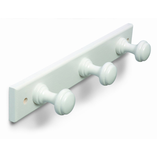 BRINOX-PERCHA  3P REDONDO BLANCO REF. B30310D