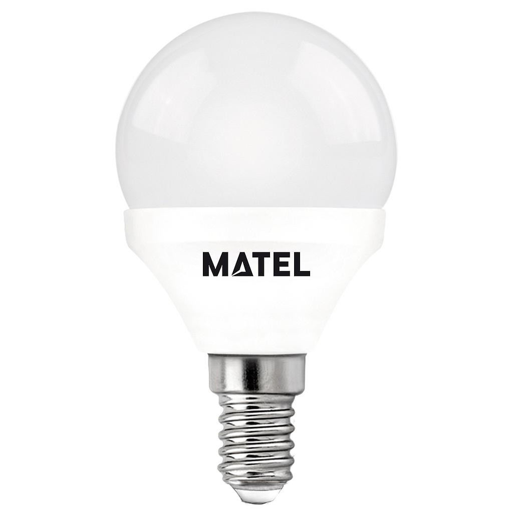 MATEL-LAMPARA ESFERICA LED 7W E14 BLANCA REF. 23195