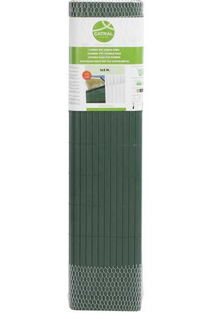 CAÑIZO PVC ENTERO 1x5mts VERDE TM055