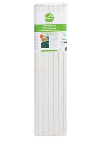 CAÑIZO PVC ENTERO 1x5mts BLANCO REF. TM058