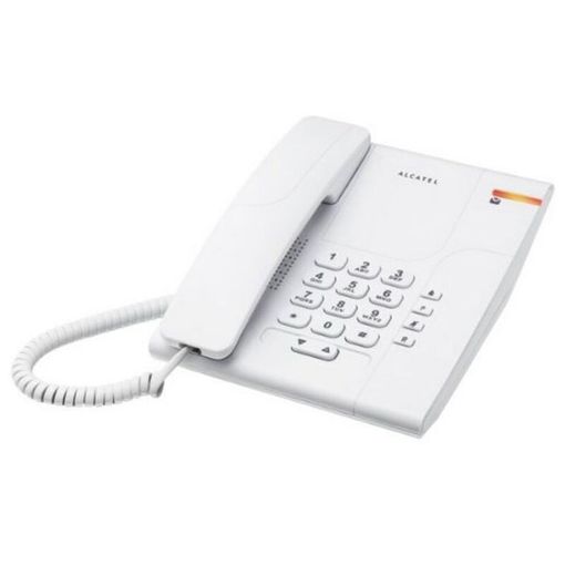 🔸ALCATEL TELEFONO SOBREMESA BLANCO TEMPORIS 180 30975 3700601407501